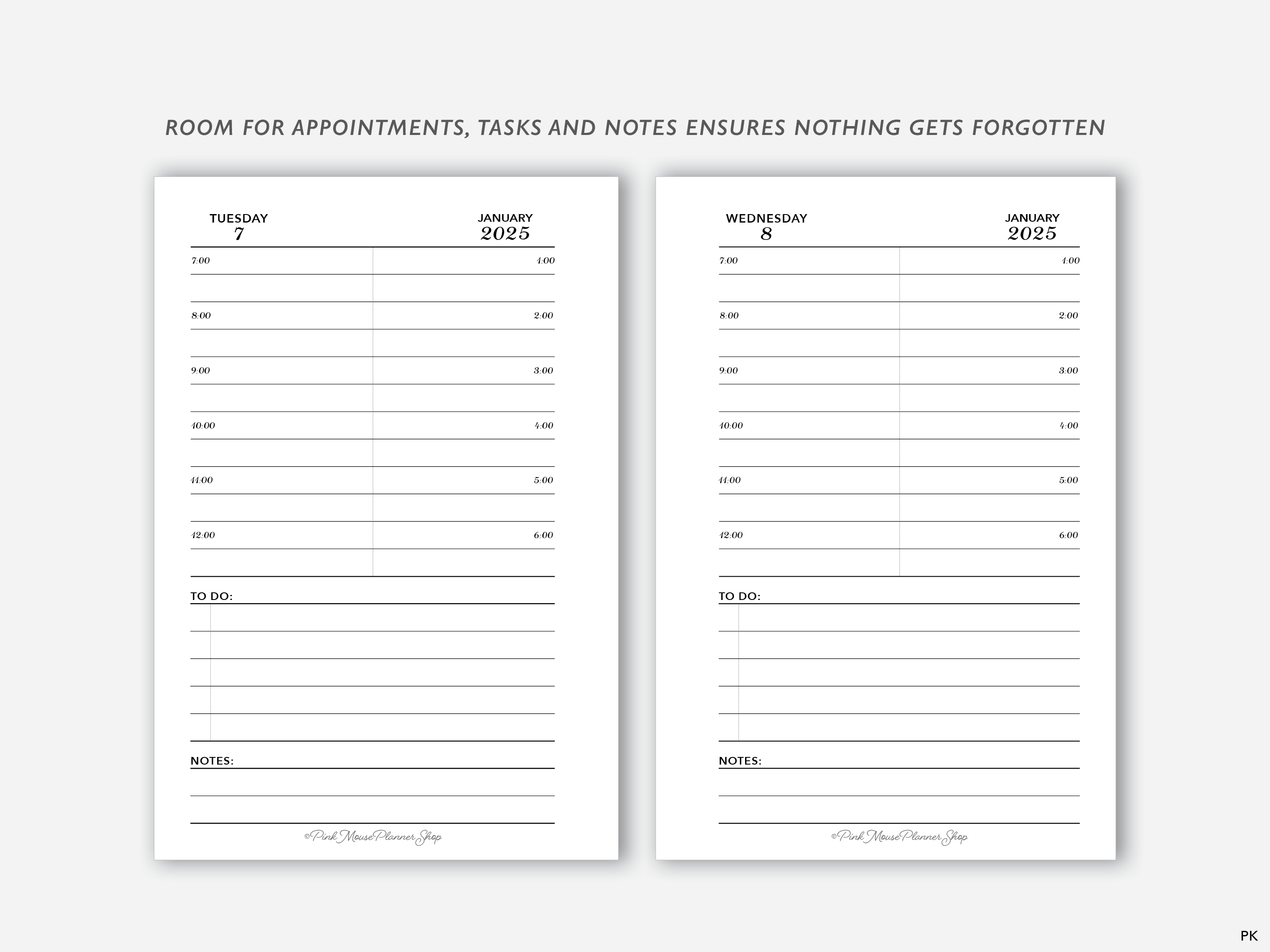 2025 DAILY PLANNER